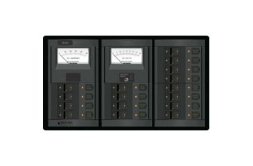 Image of Blue Sea Systems 1201 12V DC 16 Position - w/DC Analog Voltmeter &amp; Ammeter 57230