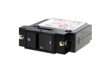 Image of Blue Sea Systems 7402 Single Pole Small Case 2" Flat Rocker Circuit Breaker - 10 Amp 20651