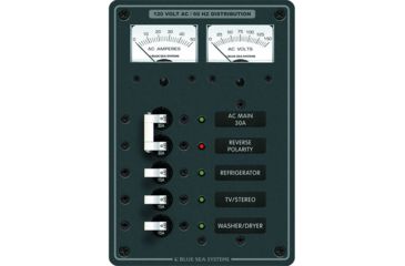 Image of Blue Sea Systems 8409 AC Main + 3 Positions - White 20833