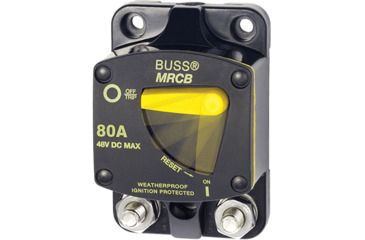 Image of Blue Sea Systems Breaker, 187, Surface Mnt DC 80A BS-7142