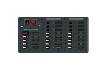 Image of Blue Sea Systems Std DC Wht Togl, 1-100A 14-15A, Dig Mtr, Black BS-8379