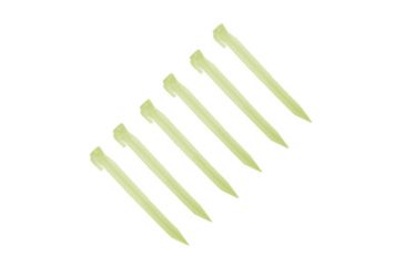 Image of Blue Sky Gear Tent Pegs Plastic- 9in., 6-Pack, GLO 32-02105-15