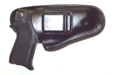 Image of Blue Stone Safety, Leather Belt Clip Holster, Black, RH, BC26-1911-R