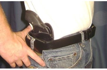Image of Blue Stone Safety, Leather Belt Clip Holster, Black, RH, BC26-SIG-R