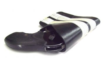 Image of Blue Stone Safety, Leather Pocket Holster, Black w/White, P301-000-0