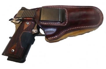 Image of Blue Stone Safety Leather Belt Clip Holster With Sheep- Glock23, MAHAGONY BC26-VTS-GL23-MAH-RH