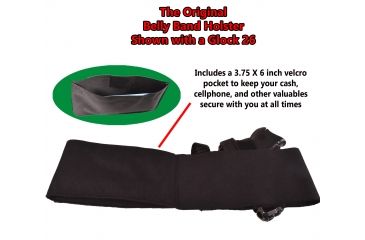Image of Blue Stone Safety Original Belly Band, Black, 2Xl B121-005-LH