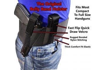 Image of Blue Stone Safety Original Belly Band, Black, 2Xl B121-005-LH