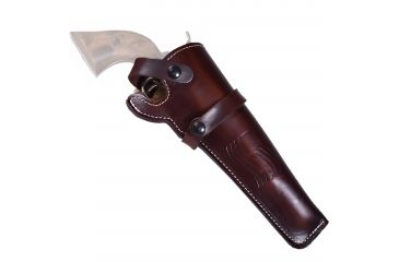 Image of Blue Stone Safety Wild Bill Holster 6in Barrel /Right Hand, Mahogany, Revolvers