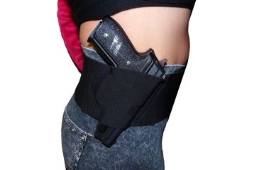 Image of Blue Stone Safety Women's Undercover Belly Band Holster, Black, Small 25in-30in, Left Hand W14-001-LH