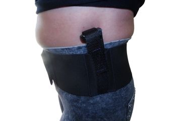 Image of Blue Stone Safety Women's Undercover Belly Band Holster, Black, Small 25in-30in, Left Hand W14-001-LH
