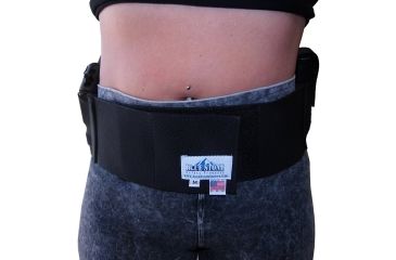 Image of Blue Stone Safety Women's Undercover Belly Band Holster, Black, Small 25in-30in, Left Hand W14-001-LH