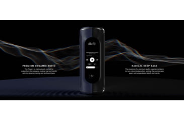 Image of Blue Tees Golf Player+ with GPS Speaker, Black, One Size, SK-GPS-TP-BK