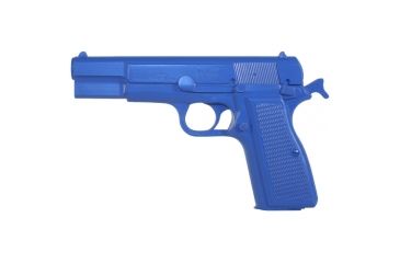Image of BLUE TRAINING GUNS - BROWNING HI POWER COCKED &amp; LOCKED