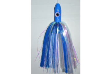 Image of Blue Water Candy Bullet Jag, 9in, 3-1/4oz, Blue/White Skirt/Blue Head, 55007