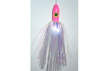 Image of Blue Water Candy Bullet Jag, 9in, 3-1/4oz, Crystal Skirt/Pink Head, 55018