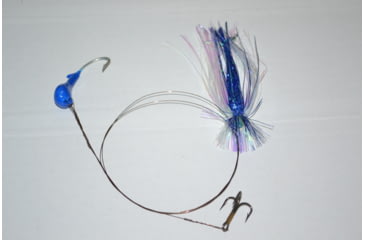 Image of Blue Water Candy Dead Bait Rig Skirted, 1/2oz, Blue/Pearl, 33552