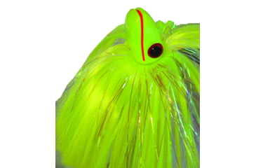 Image of Blue Water Candy Grinning Gus Parachute Lure, Chartreuse Skirt/Chartreuse Head, 3oz, 60014