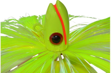 Image of Blue Water Candy Grinning Gus Parachute Lure, Chartreuse Skirt/Chartreuse Head, 6oz, 60011
