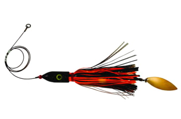 Image of Blue Water Candy Jag-A-Hoo Fishing Rig, 8oz, Orange/Black, 51806