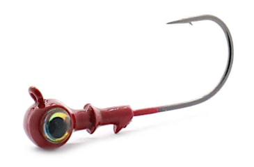 Image of Blue Water Candy Jumbo-Eye Jig Head, 1/8 oz, Red, 23885