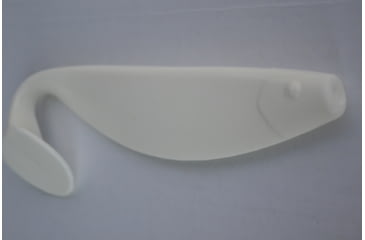 Image of Blue Water Candy Shad Body 9in, White, 2/Pack, 9916