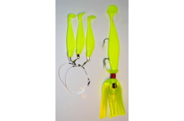 Image of Blue Water Candy Striper Candy Chain 12oz. Spire Chartreuse, 60638