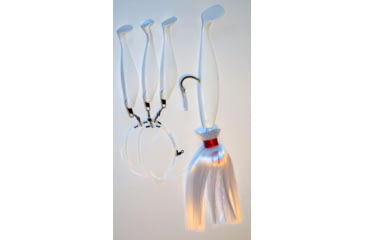 Image of Blue Water Candy Striper Candy Chain 24oz. MoJo White, 60643