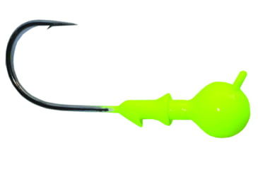 Image of Blue Water Candy X-Eyed Ball Jig Head, 1/8 oz, Chartreuse 5/Pack, 23803