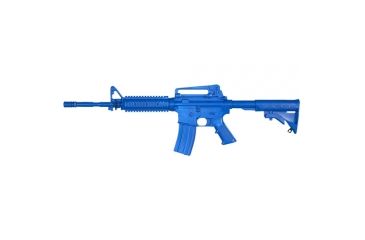 Image of Blueguns Training Long Gun - M4 Open Stock Fwd Rail 14inch Barrel - FSM4R14W