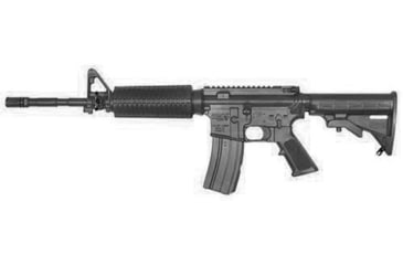 Image of Blueguns Colt M4 Training Guns, Weighted, No Light/Laser Attachment, Rifle, Black, Flat Top Closed Stock, 14 Barrel, FSM4FTCS14WB