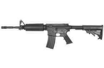 Image of Blueguns Colt M4 Training Guns, Not Weighted, No Light/Laser Attachment, Rifle, Black, Flat Top Closed Stock, FSM4FT14B