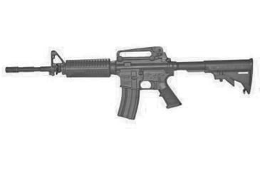 Image of Blueguns Colt M4 Training Guns, Weighted, No Light/Laser Attachment, Rifle, Black, Open Stock, 14 Barrel, FSM414WB