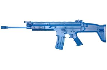 Image of Blueguns FN SCAR16S Closed Stock Training Long Gun, Blue, FSFNSCAR16SCS