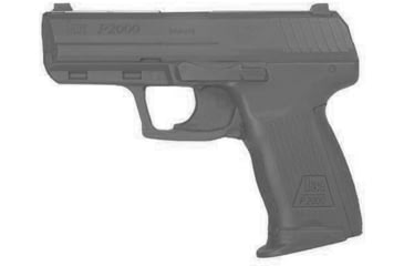 Image of Blueguns Heckler &amp; Koch P2000 Euro Training Guns, Not Weighted, No Light/Laser Attachment, Rifle, Black, FSP2000EUB