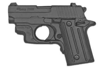 Image of Blueguns SIG Sauer P238 Training Guns, Not Weighted, Crimson Trace CTC Laserguard, Handgun, Black, FSP238CTB