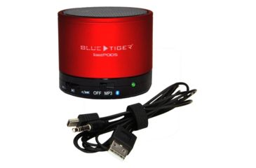 Image of BLUETIGER Bluetooth Mini Speaker / Sound PODS, Red 17080588