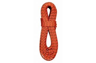 Image of BlueWater Ropes 9.9mm Pulse-Double Dry-60 m-Red Orange/Black