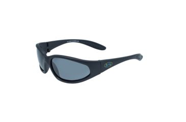 Image of BlueWater Sharx Sunglasses, Black Nylon Frame, Polarized Grey Lens 4002639