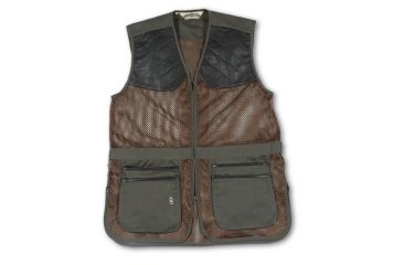 Image of Bob Allen 290M Shooting Vest - Full Mesh Dual Leather Pads  290M-29505