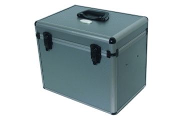 Image of Bob Allen 31124 Trayed Range Box Aluminum, Grey, 14.5in. x 10.25in. x 7in. 31124