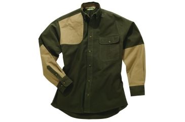 Image of Bob Allen High Prairie Long Sleeve Hunting Shirt, Green/Tan, Extra Large HU127-0HU127GTX