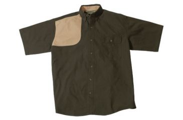 Image of Bob Allen Hu126 S/S Hunting Shirt Grn/Tn 2X 14315