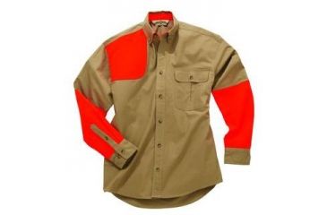 Image of Bob Allen Hu127 High Prairie Long Sleeve Hunting Shirt Tanorange Large 0hu127tol