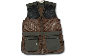Image of Bob Allen 290M Shooting Vest - Full Mesh Dual Leather Pads