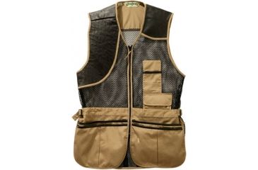 Image of Bob Allen 260M Shooting Full Mesh &amp; Leather Vest - Full Mesh &amp; Leather