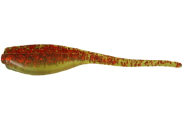 Image of Bobby Garland Baby Shad Shad, 18, 2in, Chartreuse/Red Glitter, BGBS149-18