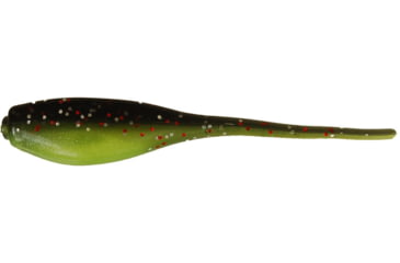 Image of Bobby Garland Baby Shad Shad, 18, 2in, Licorice/Chartreuse Pearl, BGBS150-18