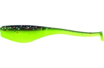 Image of Bobby Garland Baby Shad Swim'R Soft Bait, 15, 2 1/4in, Licorice/Chartreuse Pearl, BGBSSW150-15