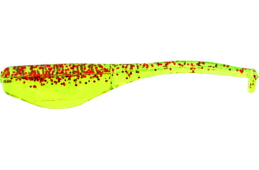 Image of Bobby Garland Itty Bit Swim'R Swimbaits, 25, 1/4in, Chartreuse/Red Glitter, BGIBS149-25